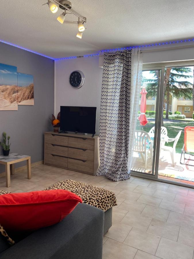 T2 Rdc A Canet En Roussillon Europa 4 Pers ,Piscine,Clim, Tennis, Parking Exterior foto
