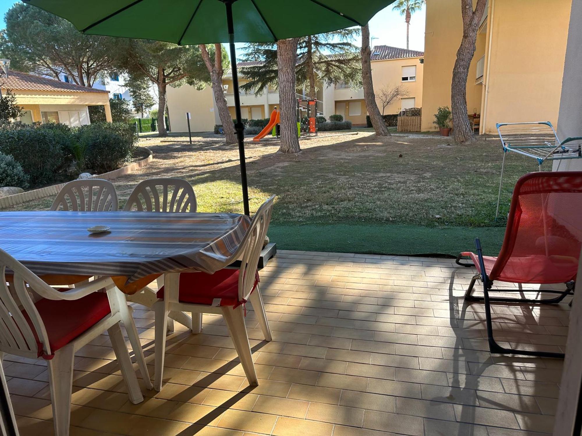 T2 Rdc A Canet En Roussillon Europa 4 Pers ,Piscine,Clim, Tennis, Parking Exterior foto