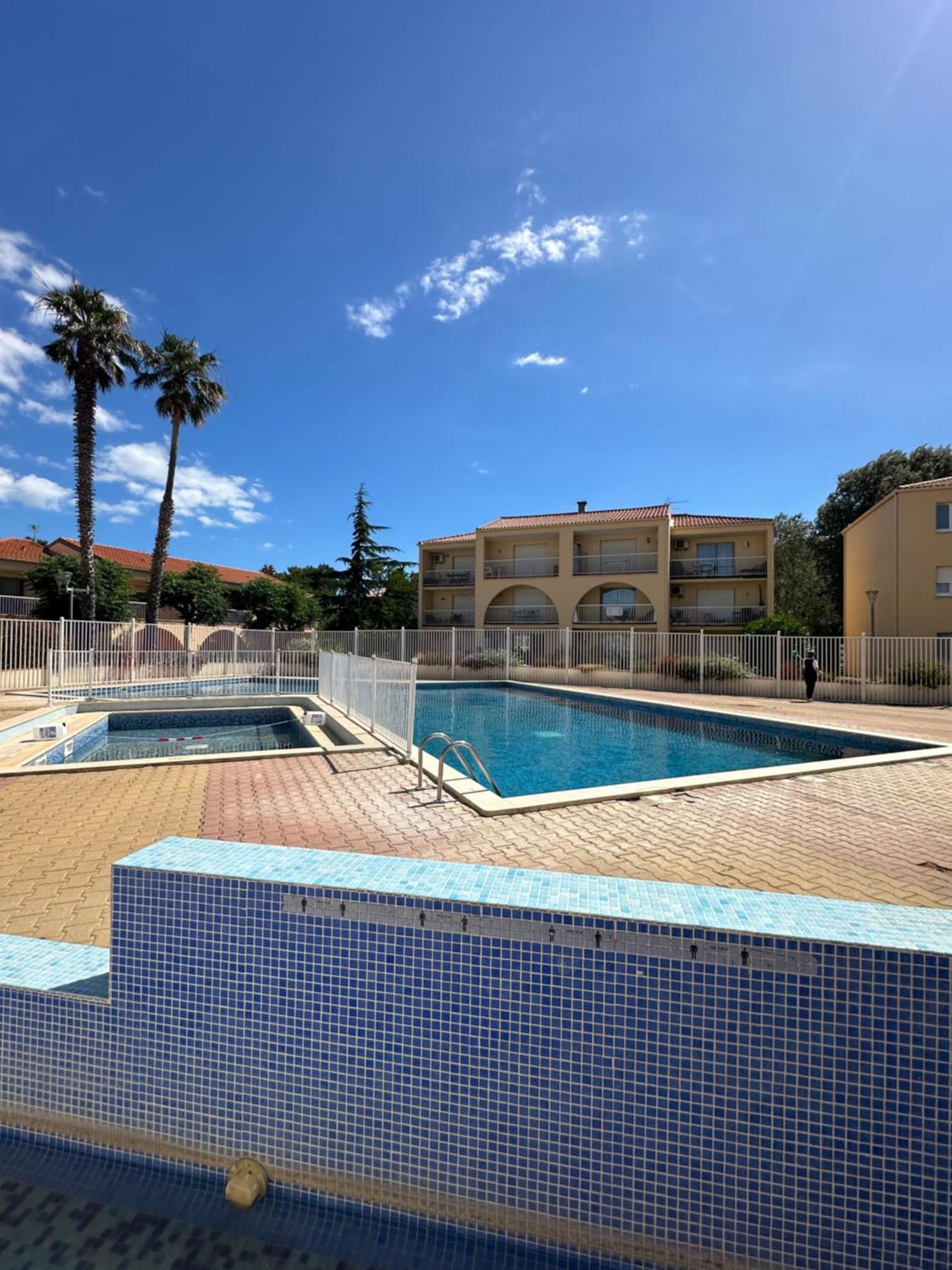 T2 Rdc A Canet En Roussillon Europa 4 Pers ,Piscine,Clim, Tennis, Parking Exterior foto